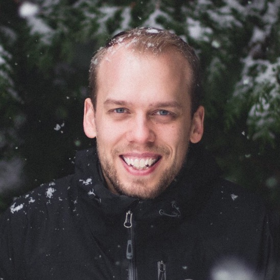 Jeff Sagal standing in front of trees